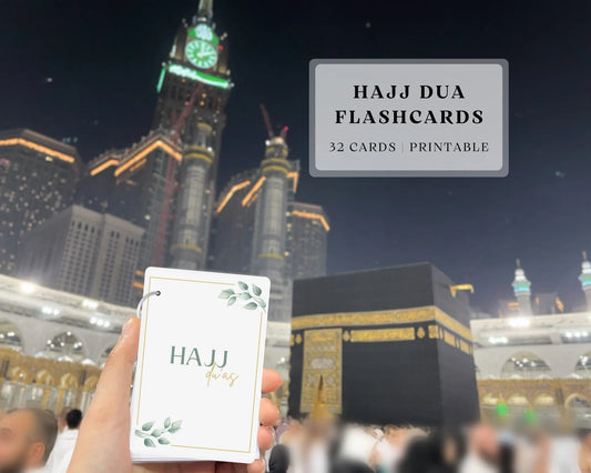 Hajj Duas Printable Digital cards